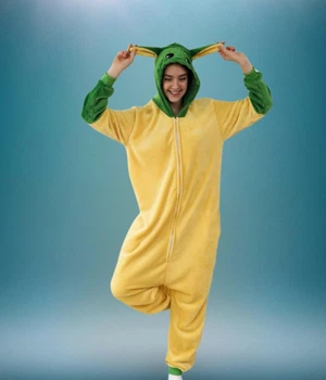 Піжама кігурумі My Kigu Жіноча Майстер Йода Зоряні Війни Star Wars Жовтий розмір L 165-175 (109741)