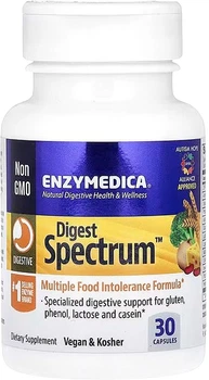 Пребиотики Enzymedica Digest Spectrum пищеварительные ферменты 30 капсул (670480291702)