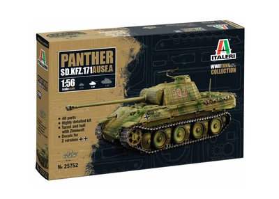 Собирательная модель 1/56 танк Panther Sd.Kfz.171 Ausf. A Italeri 25752