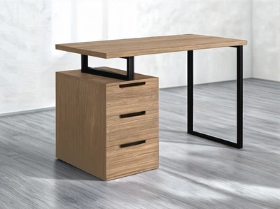 Стол письменный Tobi Sho MX-0003 с металлической опорой и ящиками 1200х755х600 Дуб сонома