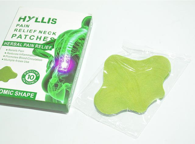 Пластир для зняття болю в спині з екстрактом полину Hyllis Relief Neck Patches, 10 шт