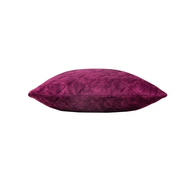 Подушка декоративна "VELOUR" 40*40 см бордовий