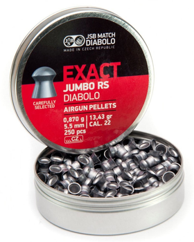 Кулі JSB Exact Jumbo RS кал.5.52мм 0.87г 250шт