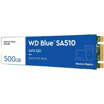 Накопитель SSD M.2 2280 500GB SA510 WD (WDS500G3B0B)[74157]