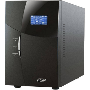 Джерело безперебійного живлення FSP 1 kVA, Tower, (KN-1101TS), 1000VA/900W, Online, AVR, Black (PPF8000904)