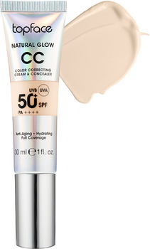 Тональный крем TopFace Natural Glow CC Cream & Concealer SPF 50+ 001 30 мл (PT472 (001))