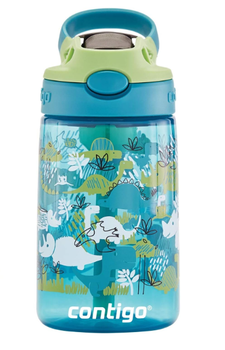 Пляшка для води дитяча Contigo AUTOSPOUT Kids Water Bottle 414 мл спортивний (динозаври)