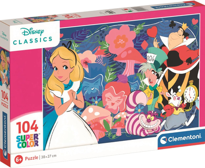 Puzzle Clementoni Alice 104 elementy 25748 (8005125257485)