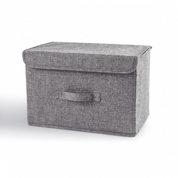 Ящик для хранения с крышкой MVM TH-07 L Gray