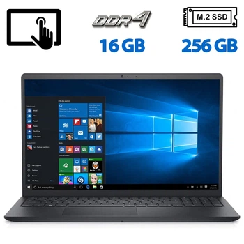Ультрабук Б-класс Dell Inspiron 15 3511 / 15.6" (1920x1080) IPS Touch / Intel Core i5-1135G7 (4 (8) ядра по 4.2 GHz) / 16 GB DDR4 / 256 GB SSD M.2 / Intel Iris Xe Graphics / WebCam / HDMI / Windows 10 б/у