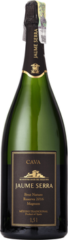 Вино ігристе Cava Jaume Serra Brut Nature біле брют 1.5 л 11.5% (8411277063025)