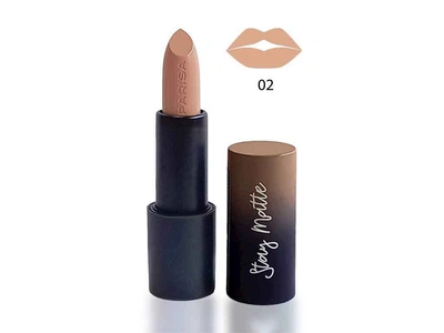 Помада PARISA для губ Stay matte L-08 № 02 Warm beige