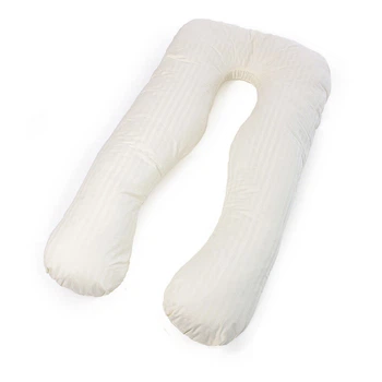 Подушка MirSon для беременных и отдыха Satin Stripe №8025 U-образная Soft [36666]