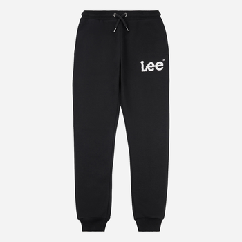 Spodnie joggery młodzieżowe chłopięce Lee LEE0011T-023 129-140 cm Czarne (5059118806870)