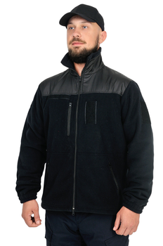 Тактична флісова кофта WinTac Sarmat Dark blue Fleece 280 г/м 6XL темно синя