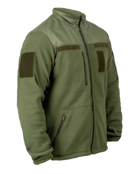 Тактична флісова кофта WinTac Sarmat arm olive Fleece 280 гр/м XS олива