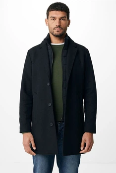 Чоловіче чорне пальто Mexx M NM1137036M