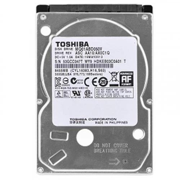 HDD для ноутбука Toshiba 500GB 5400rpm 8MB MQ01ABD050V+ 2.5 SATA