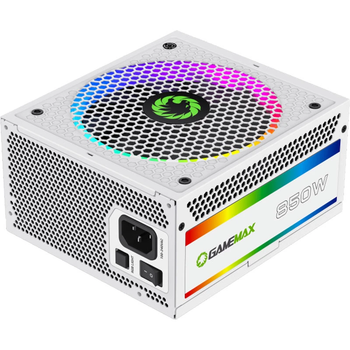 Блок питания GameMax RGB850 PRO WH 140мм/850 Вт 80 Gold с подсветкой Белый