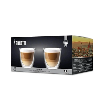 Набор стаканов с двойными стенками Bialetti Firenze (200мл 2 шт) 99DBW012