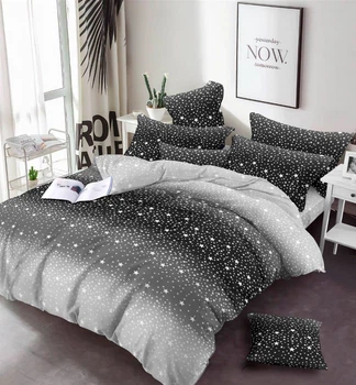 Комплект постельного белья LoveYouHome Полуторный 150х215 см Бязь Gold Звездопад (ly7162)