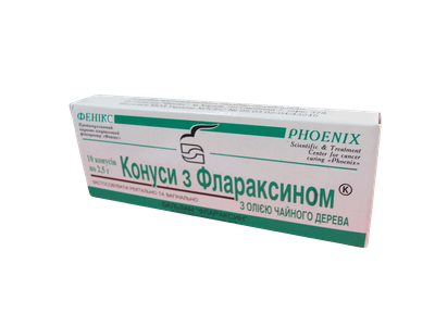 Феникс Свічки з флараксином та олією чайного дерева 10 шт Фенікс