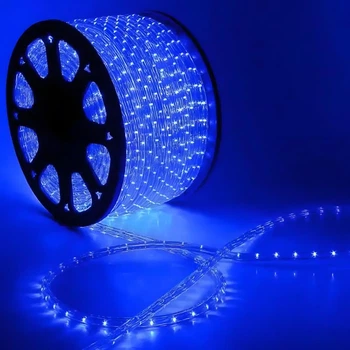 Вулична світлодіодна гірлянда Дюралайт, бухта 80м, 60 LED на метр, IP68, Синій