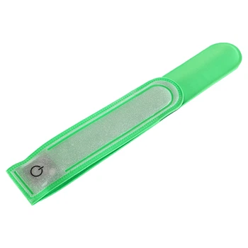 Повязка светоотражающая на руку Zelart 1P22 длина 41,5см Neon Green
