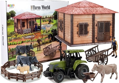 Zestaw do zabawy Leantoys Farm World Farma z akcesoriami (5903802458244)