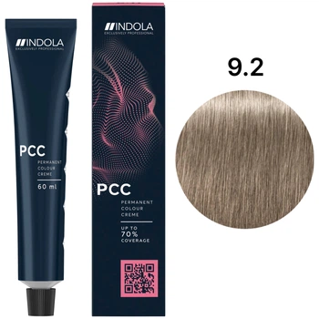 Перманентна крем-фарба INDOLA Permanent Caring Color 9.2 - Дуже світлий блонд перлинний 60 мл