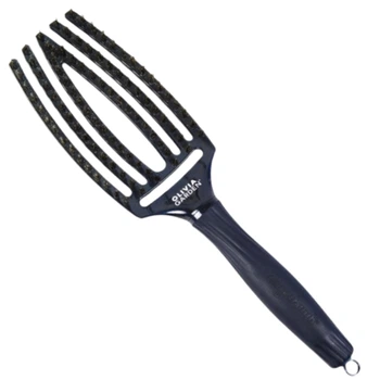 Щітка для волосся OLIVIA GARDEN Finger Brush Care Iconic Boar&Nylon Blue Sapphire M