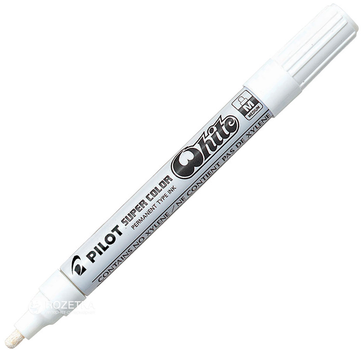 Marker permanentny Pilot Super Colour biały 2 mm SS-WM (4902505088032)