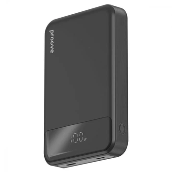 Павербанк з бездротовою зарядкою Qi 15W Proove Hoodman Magnetic 2in1 10000mAh 20W (PBH120010001) Black