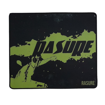 Коврик для мыши большой (Игровая поверхность) Rasure G-6, 40 x 35 см (черно-зеленый)