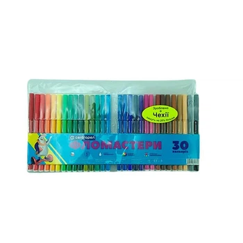 Фломастеры 30 цветов CENTROPEN 80107