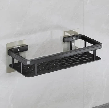 Полка металлическая в ванную или душевую кабину Органайзер Storage Rack 197