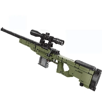 Конструктор детская игровой автомат снайперская винтовка L96A1 Arctic Warfare на 1491 деталь