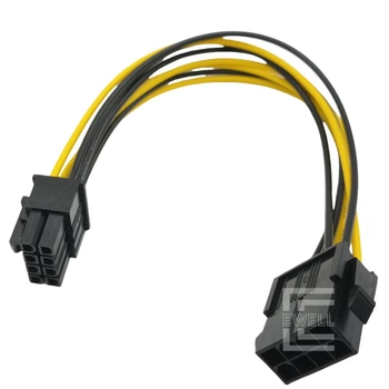 Подовжувач CPU Ewell 8pin M/F, 18 см (EW653)