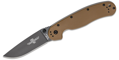 Ніж Ontario Rat 1 AUS-8 Coyote Brown Black (8846CB)