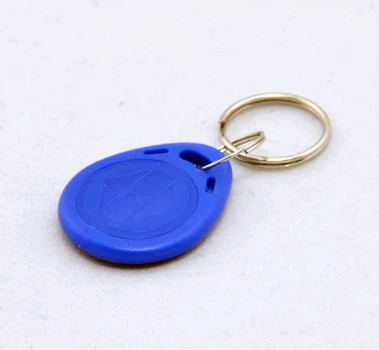Брелок EM-07M RFID MF 13.56 MHz (пластик, колір синій)