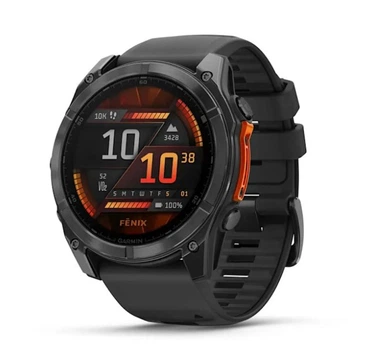 Смарт-часы GARMIN Fenix 8 51mm AMOLED Slate Gray with Black Silicone Band (010-02905-00)