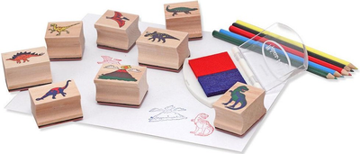 Zestaw kreatywny Melissa & Doug Pieczątki Dinozaury 11633 (000772116336)