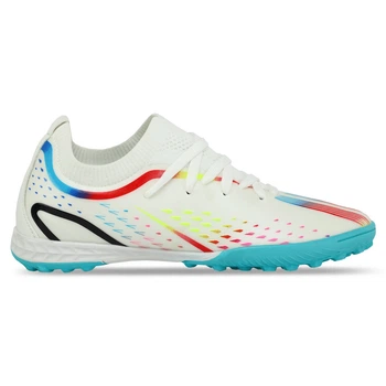 Сороконожки футбольные детские с носком SP-Sport Active 505-35 размер 36 White-Multicolor