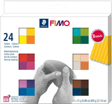 Набор пластики Fimo Basic Colours 24х25 г (4007817053454)