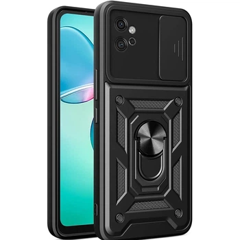 Чохол Fiji Camera Defence для Motorola G32 бампер із захистом камери та підставкою Black