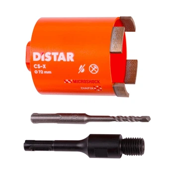 Алмазна коронка Distar DDS-W 072X70XSDS + CS-X (10170085515)