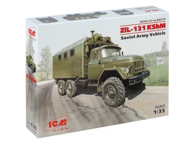 Сборная модель ICM ЗиЛ-131 КШМ, военный автомобиль 35517