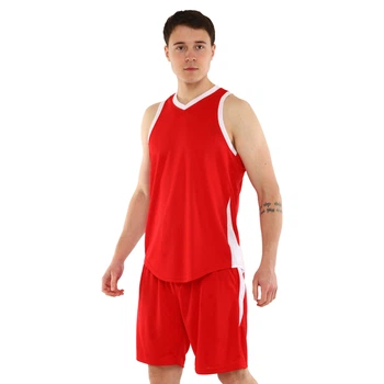 Форма баскетбольная майка и шорты LIDONG L221 XL Красный/Белый