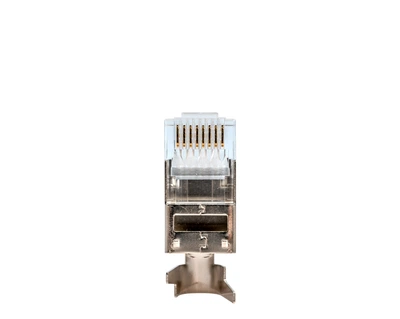 Сквозной экранированный коннектор RJ45 CAT6A /6E / 7 Jonard Tools RJ456A-SC-1 (1 шт.)