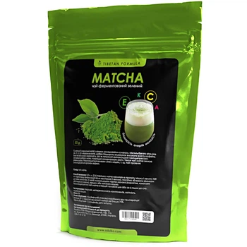 Чай матча зеленый ферментированный тонизирующий Tibetan Formula 50 г